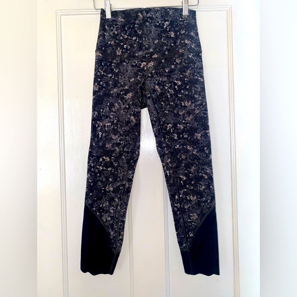 Black Patterned Pants - image 1